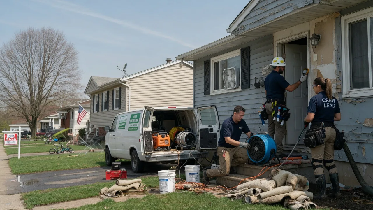 Flood Cleanup in Sandusky, MI near me